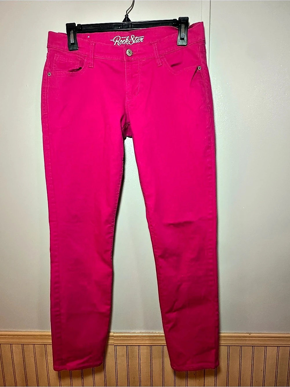 Old Navy The Rockstar Pink Jeans Barbiecore Coquette Y2K Balletcore Whimsical